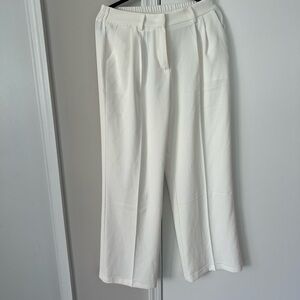 Elegant White Women's Pants
